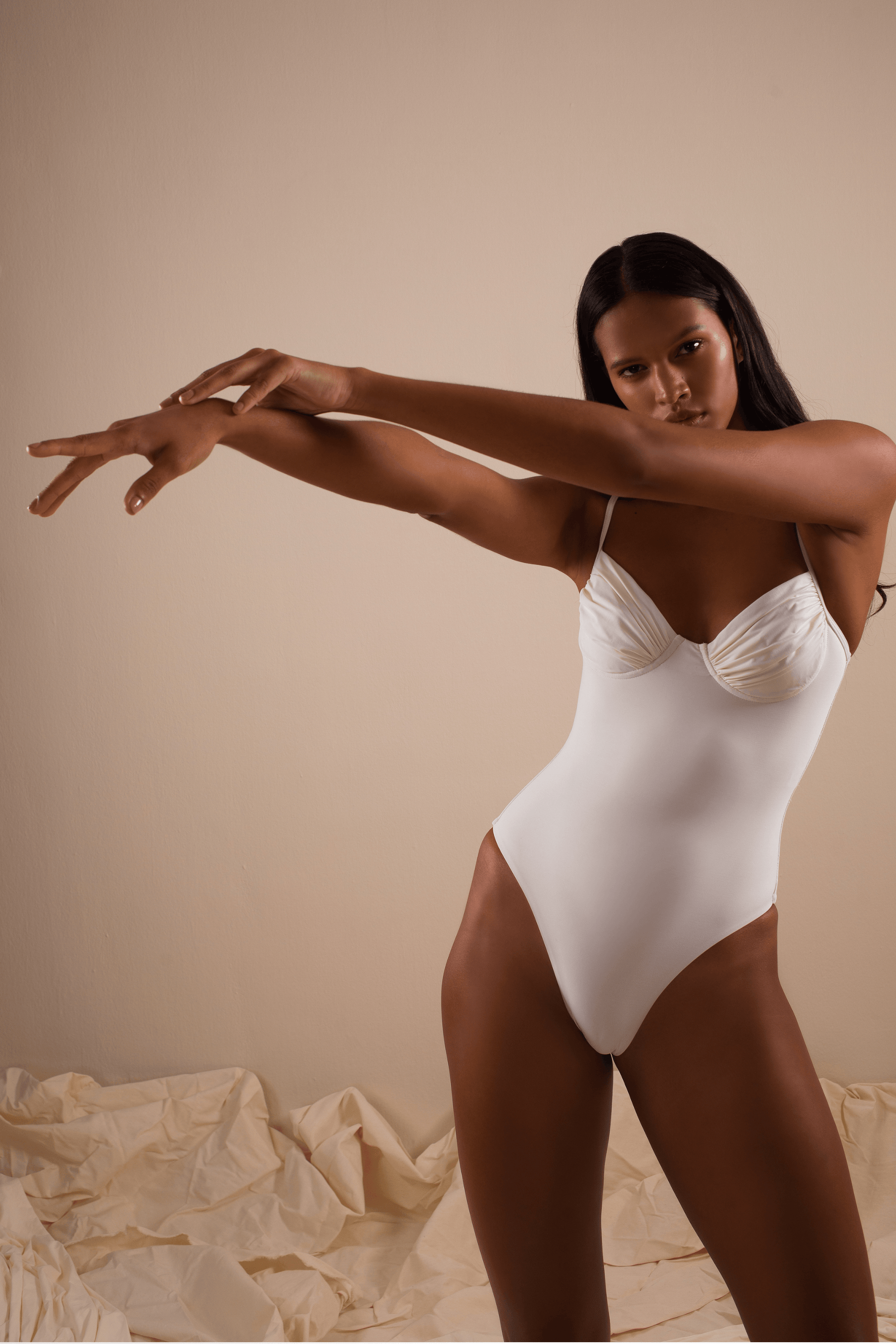 Callas One Piece Ecru - Lilafrombrazil