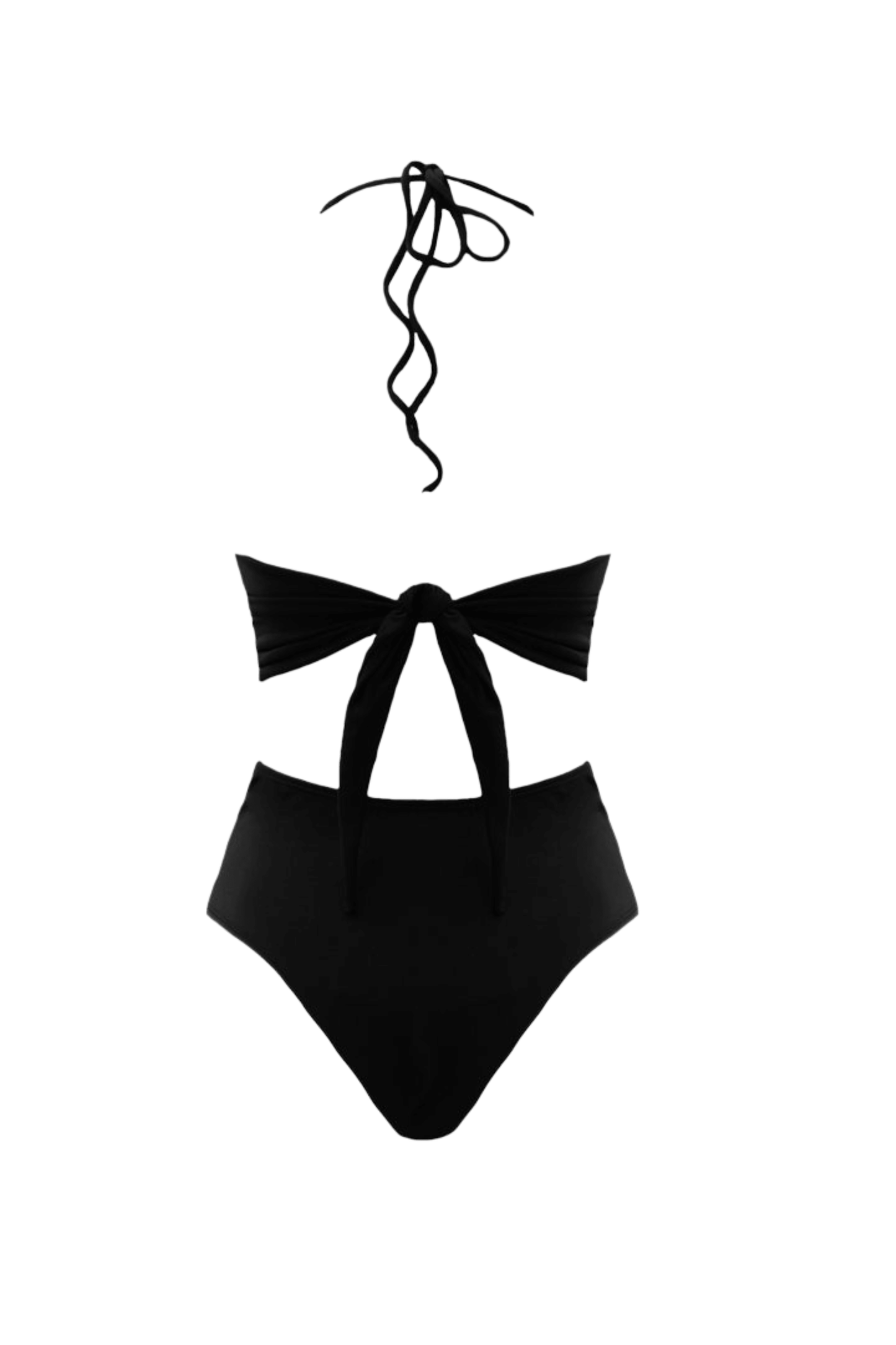 Cut-Out One Piece - Black