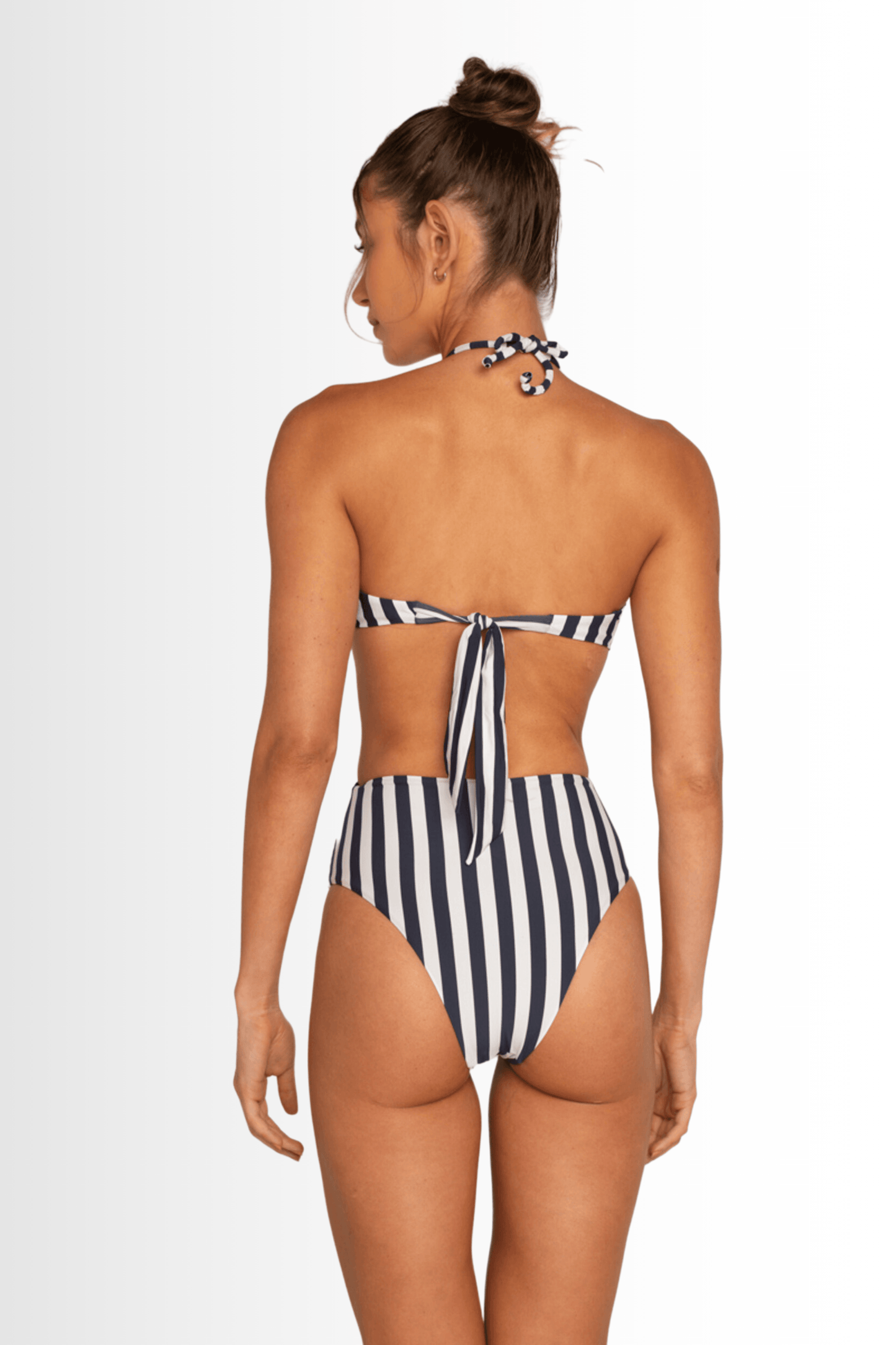 Elba One Piece - Stripped Navy (reversible) - Lilafrombrazil