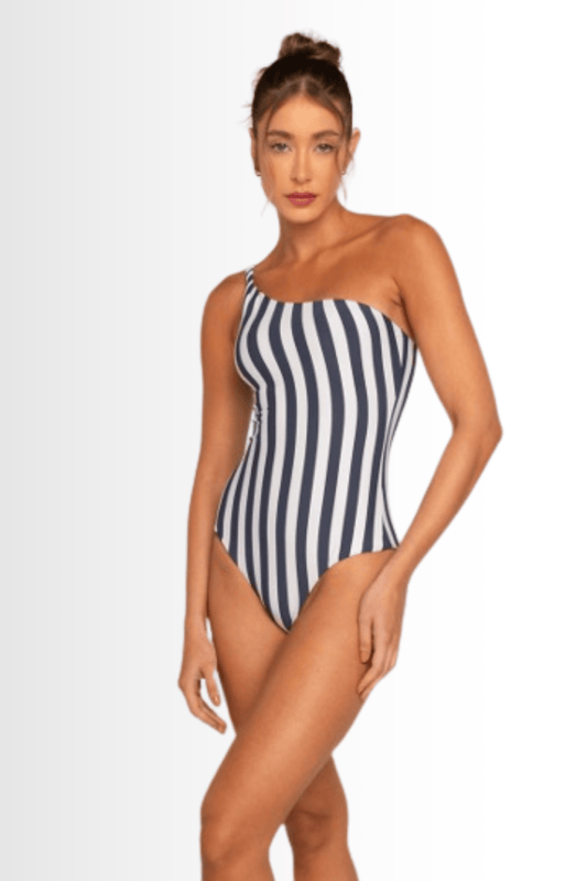Evelyn One Piece - Stripped Navy (reversible) - Lilafrombrazil