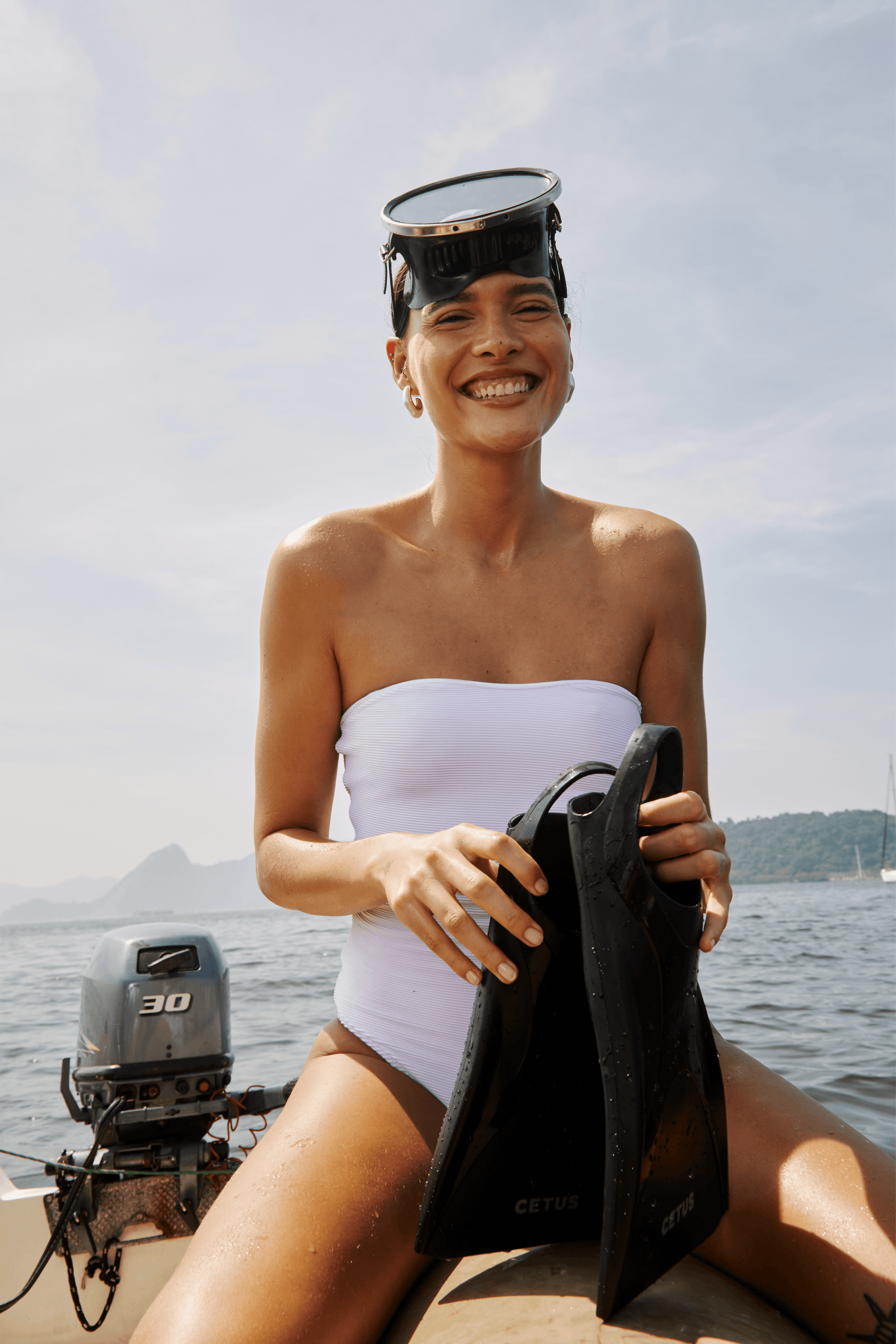 Joice One Piece - Ribbed White - Lilafrombrazil