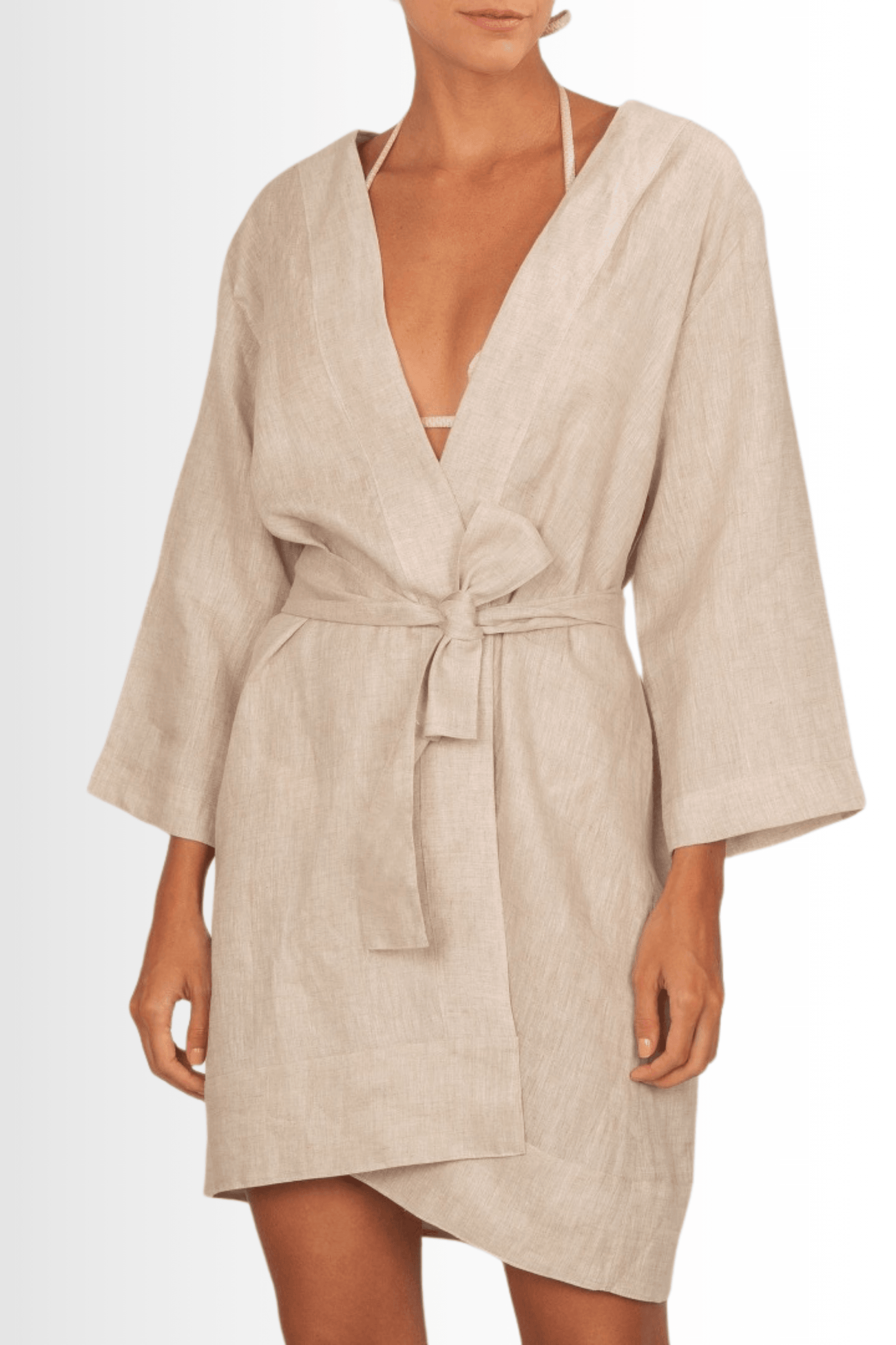 Kimono Shell - Beige - Lilafrombrazil