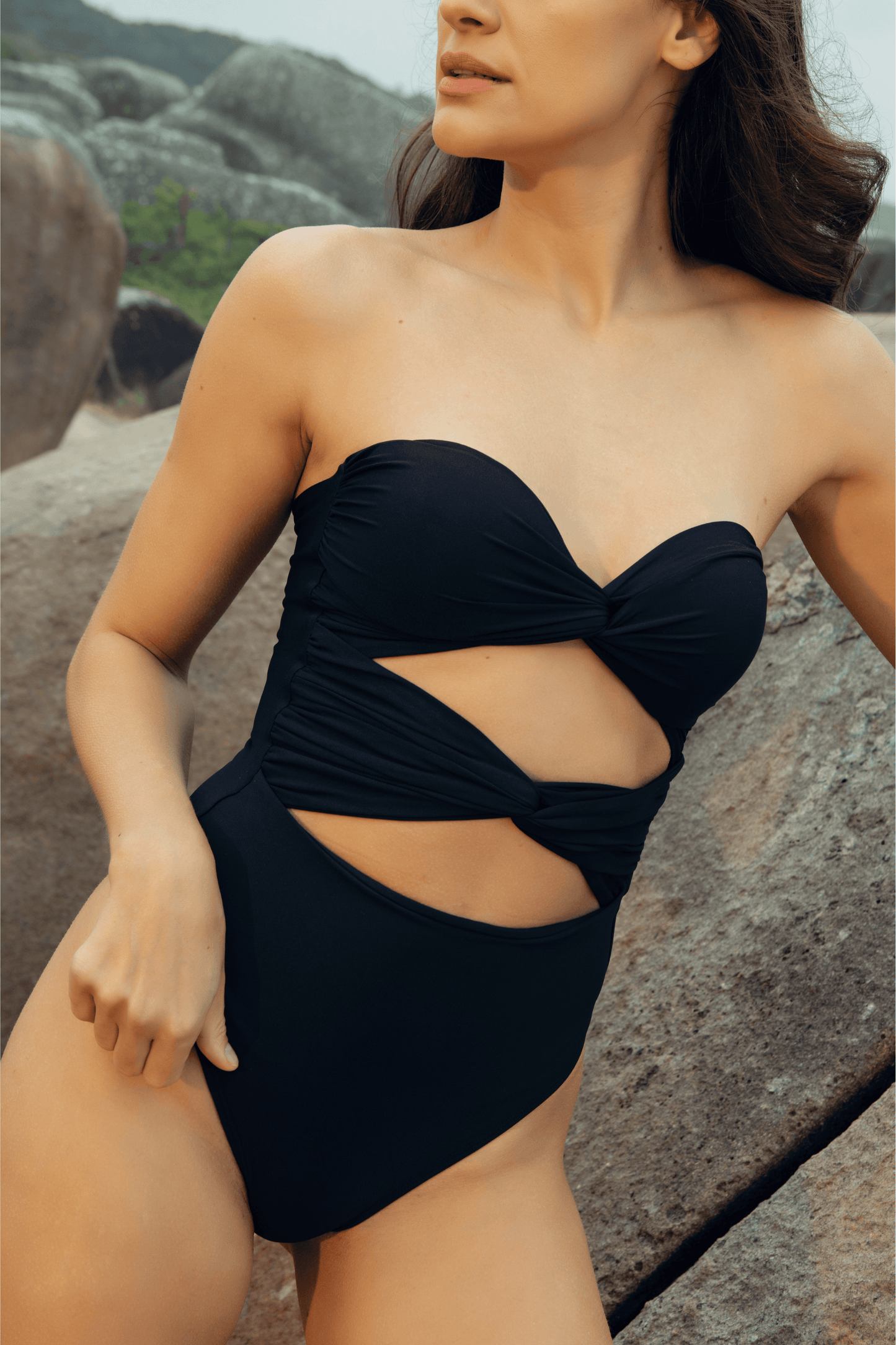 Knot One Piece - Black - Lilafrombrazil