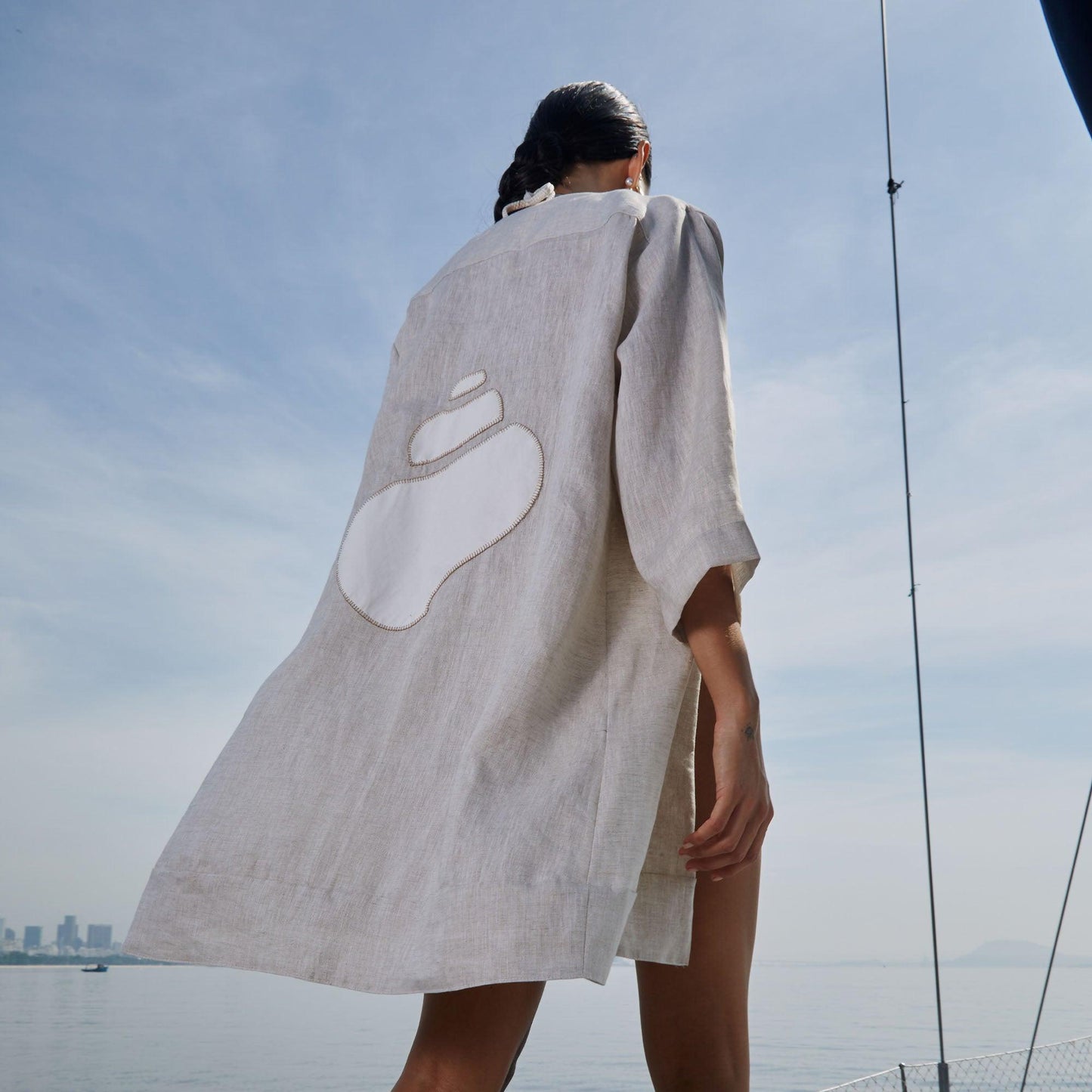 Kimono Shell - Beige - Lilafrombrazil
