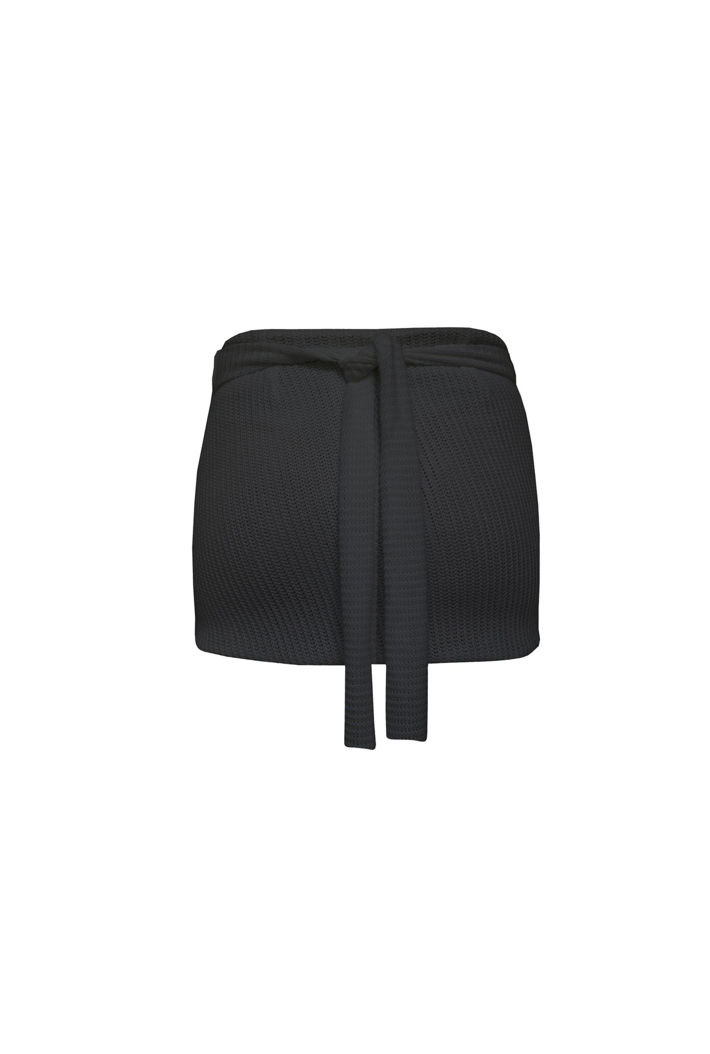 Short Crochet Pareo - Black