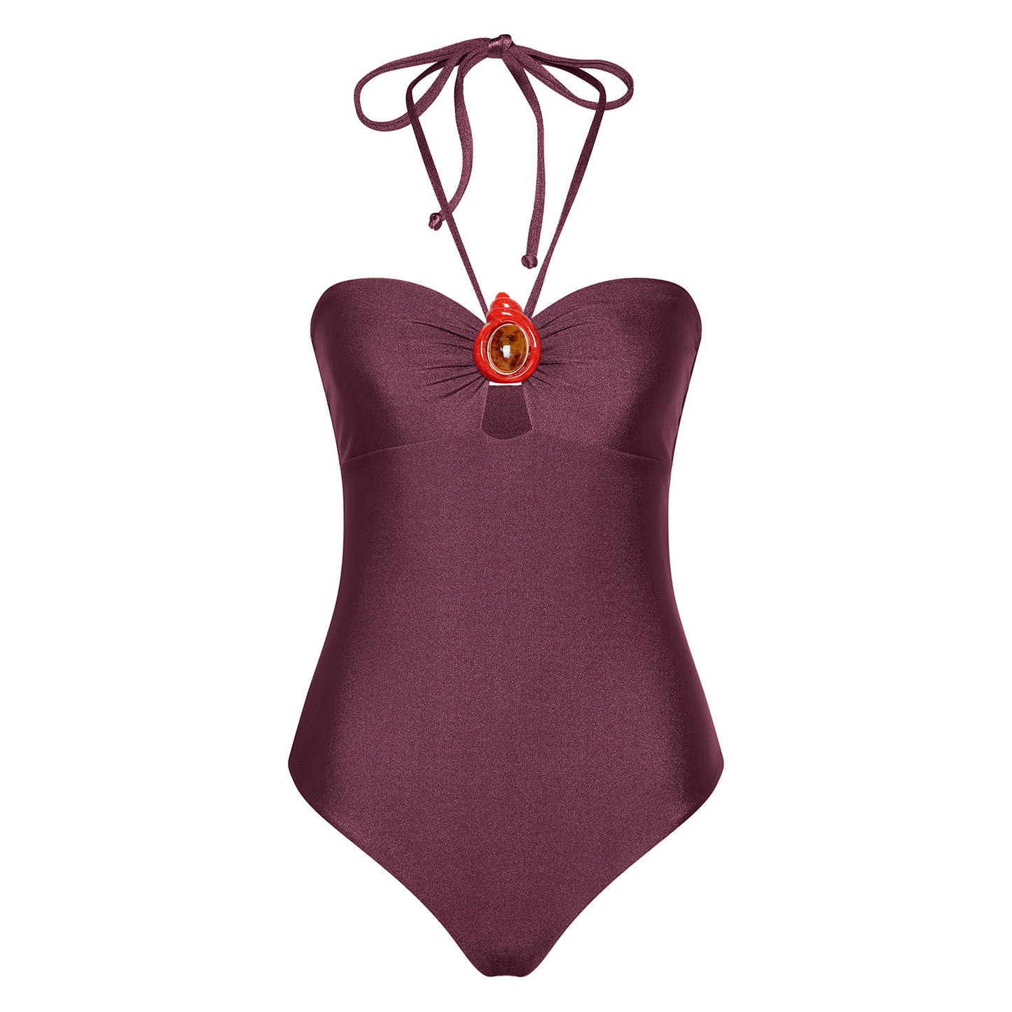 Shell One Piece TQC - Burgundy