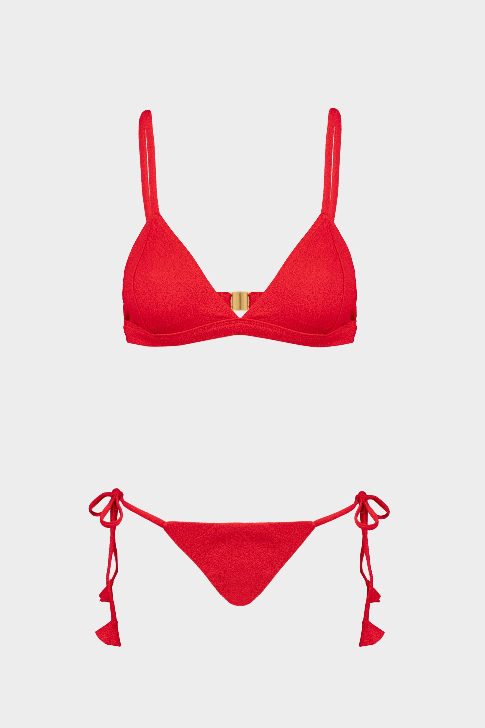 Ada&Nina Bikini Set Red Aroeira - Lilafrombrazil