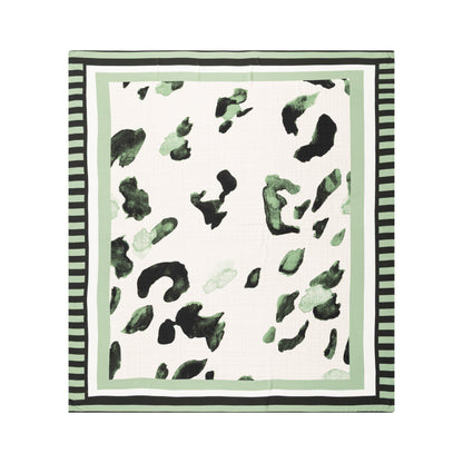 Animal Print Panneau - Green