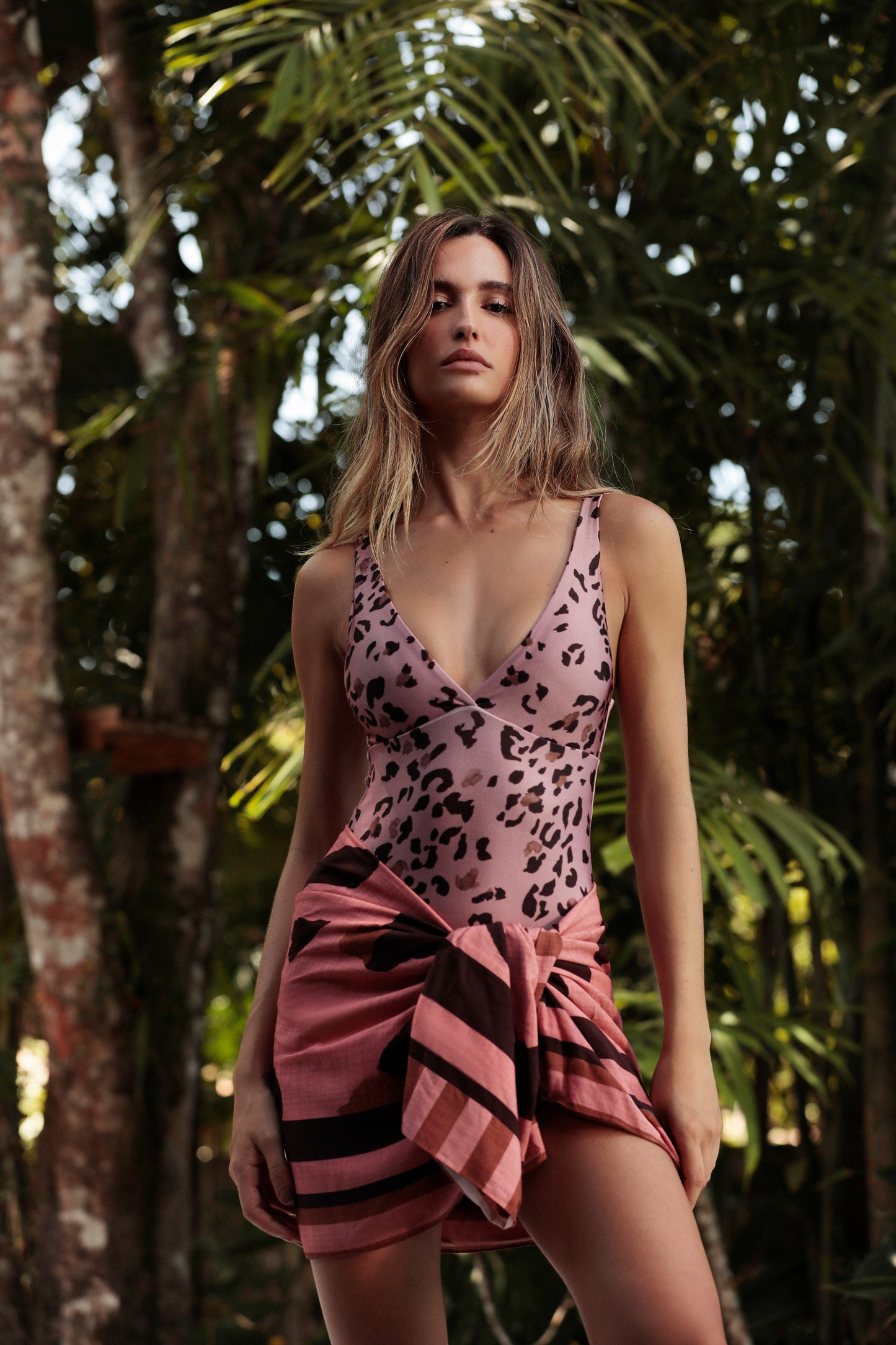 Animal Print Panneau - Pink