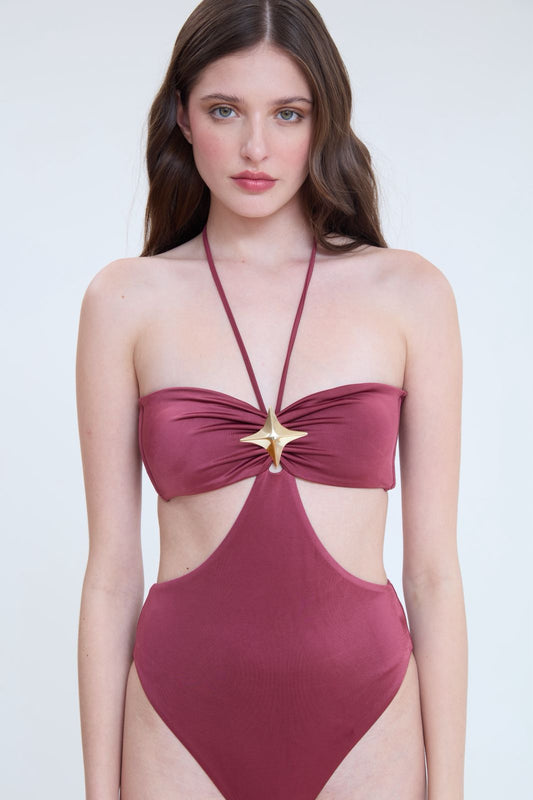 Estrela One Piece - Burgundy