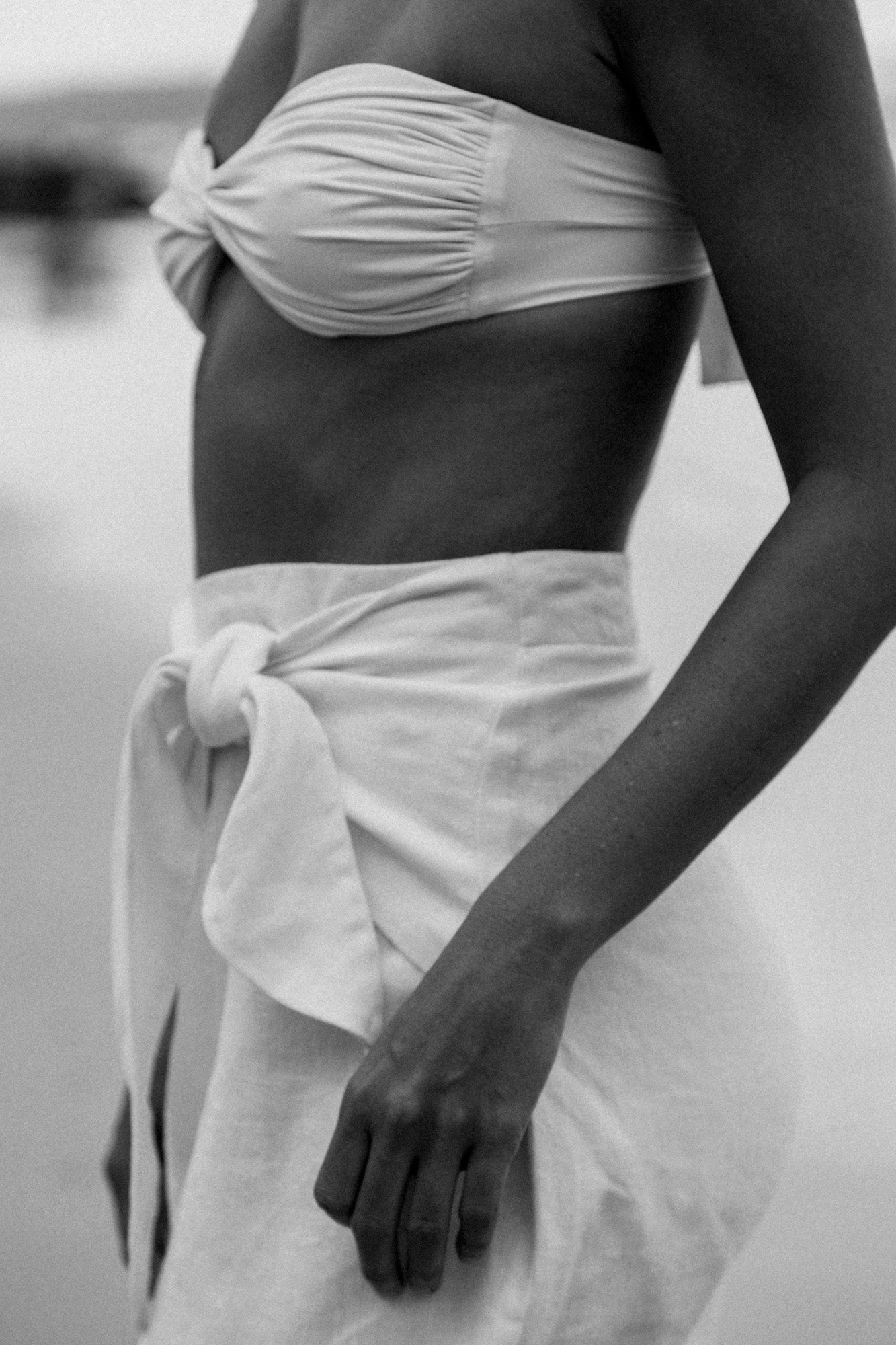 Pareo Skirt Pure Linen - Off-White